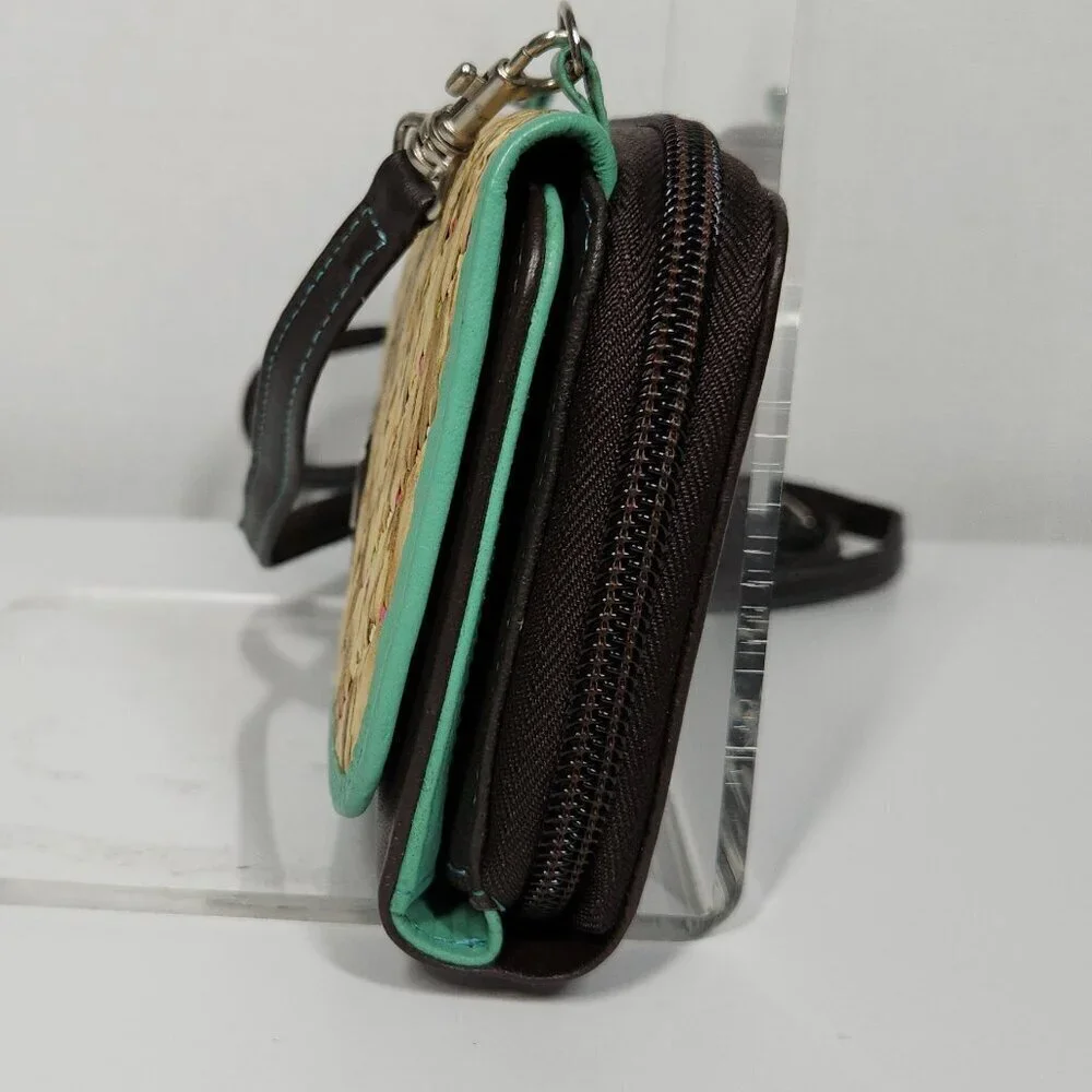 Velez Leather Crossbody Wallet